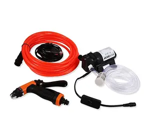 Mini 12V Xe Điện Rửa Xe Thiết Bị Ngoài Trời Hơi Nước Áp Lực Cao Máy Giặt