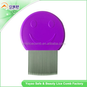 China plástico cabeza grande masaje peine para piojos liendres libres - Product Image 4