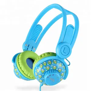 Estéreo lindo niños color auriculares con estilo para seguridad escucha