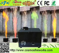 Machine pyro à froid DMX réutilisable Feux d'artifice colorés pour concerts mariages fêtes et scènes fournitures de décoration d'événements