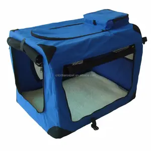 Foldable Pet Soft Crate with Different Sizes and Colors