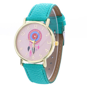 <span class=keywords><strong>El</strong></span> último Diseño Color Mezclado Mujeres Reloj Pulsera de Cuero Encanto Del <span class=keywords><strong>Cazador</strong></span> de Sueños - Product Image 2