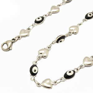 Collar con cuentas de ojos malignos, joyería de moda de último diseño de Olivia - Product Image 3