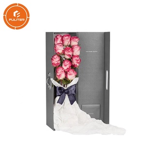 Boite de Roses à tige longue en papier, grande <span class=keywords><strong>fleur</strong></span>, pour un cadeau d'anniversaire, pour la fête des mères, nouveau <span class=keywords><strong>Design</strong></span> - Product Image 3