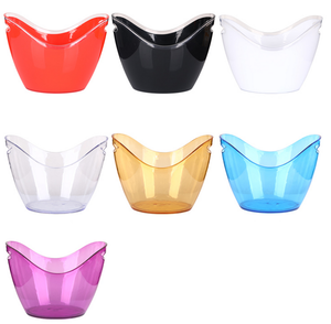 Ly Đá Acrylic Trong Suốt Có Tay Cầm Xô Đá Trong Suốt Hiện Đại Của Thụy Sĩ - Product Image 4