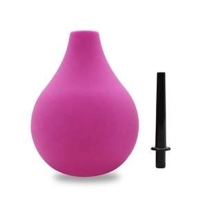 225ML Non-phthalate Pink PVC Vagina Anal Douche, 100% Safe Reusable <strong>Enema</strong> <strong>Bulb</strong> for Men Women - Product Image 3