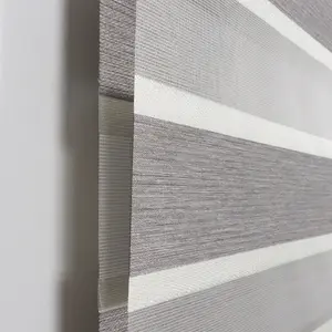 ستائر حمار وحشي أفقية مزدوجة شائعة ناعمة ، أقمشة حديثة - Product Image 1