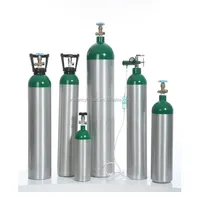 Aluminum Gas Cylinder, Empty Medical O2 Oxygen, 2.5L, 3.4L