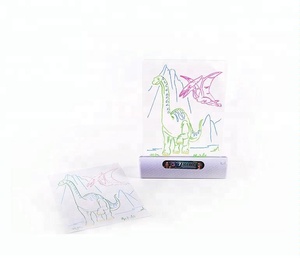 LED lueur magique <span class=keywords><strong>3d</strong></span> planche à dessin avec des lunettes - Product Image 3