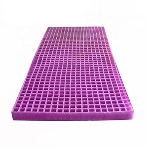 2019 newest design comfortable TPE massage mattress cool gel memory foam mattress topper