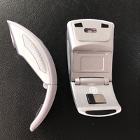 Interface USB optique sans fil 2.4GHz personnalisée en usine souris de bureau pliable durable portable conception unique Style-MW-039 3D