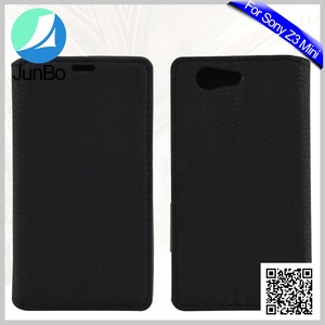 Housse en cuir Support Case pour <span class=keywords><strong>Sony</strong></span>, Big Sales Téléphone logement pour <span class=keywords><strong>Sony</strong></span> Z3 <span class=keywords><strong>Mini</strong></span> - Product Image 2