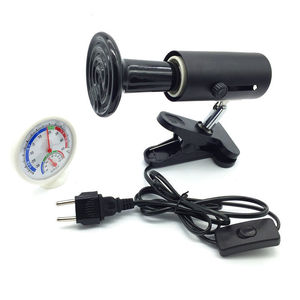 Lámpara de Calor Infrarroja de Cerámica de 90 mm y 100 W, Bombilla Emisora de Calor Negra para Reptiles, Calentador para Terrarios, Criadora de Pollos, Tortugas, Acuarios, Serpientes - Product Image 5