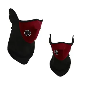 Masker Ski Sepeda, Neoprene Neck Hangat Setengah Wajah Tahan Angin Musim Dingin Sepeda Motor