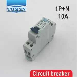 1P + N 10A DPN Mini disjuntor MCB