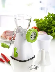 Caldo-vendita di utensili da cucina squisita semplice manuale di plastica a base di carne grinder