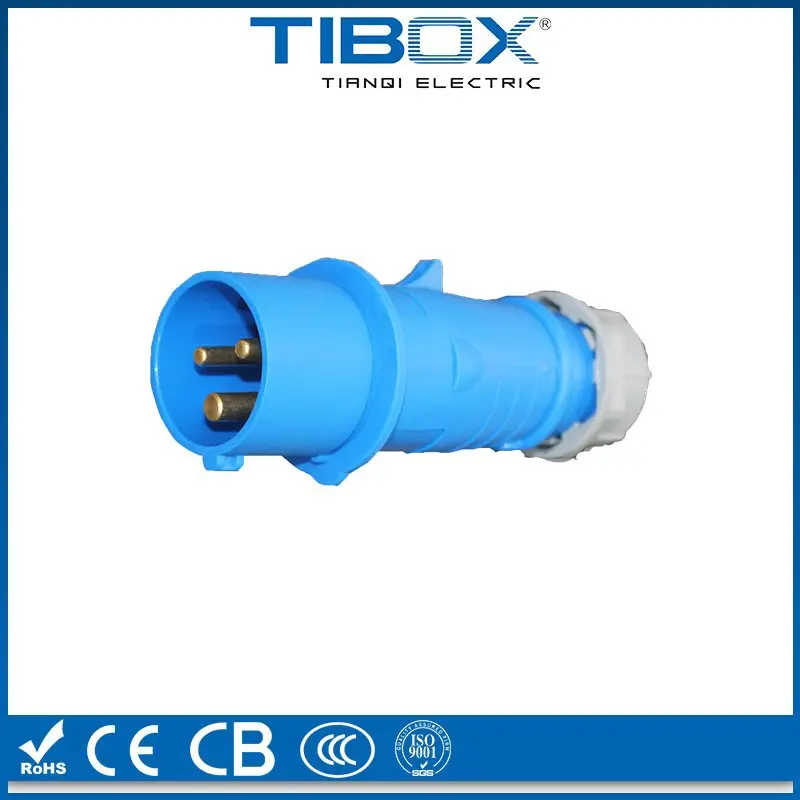 Industrial Plug IEC 250 Amp Industrial Plug TIBOX IP67 4Pin Waterproof 250 Amp Industrial Plug