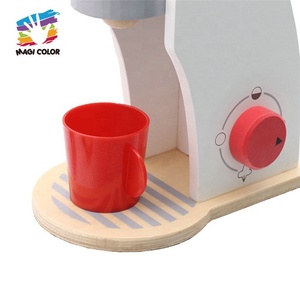 Machine à Café en Bois <span class=keywords><strong>Simulation</strong></span> Jouet Faire semblant de Jouer <span class=keywords><strong>Cuisine</strong></span> Espresso Maker pour Enfants W10D228 - Product Image 5