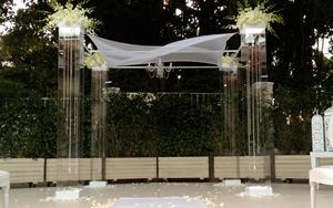 Acrilico trasparente Chuppah Huppah & Wedding Baldacchino Acrilico Arco Mandap ACRILICO <span class=keywords><strong>PLEXIGLASS</strong></span> DA SPOSA CHUPPAH BALDACCHINO & Arch - Product Image 2