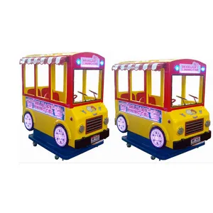 Latest Arcade Games With 3 Seats Coin Operated Bus Kiddie Rides For Sales