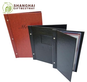 Chất Lượng Cao Pu Da Tùy Chỉnh Nhà Hàng <span class=keywords><strong>Menu</strong></span> Cuốn Sách - Product Image 5
