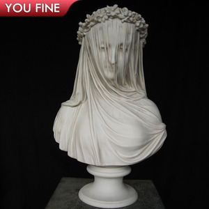 Scultura Moderna di Donna Nuda in Marmo Naturale, Statua da Giardino del Corpo Femminile Nudo - Product Image 5