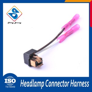 Iso9001 Muestra Gratis linterna del coche 2 pines macho y conector hembra arnés conjunto - Product Image 1
