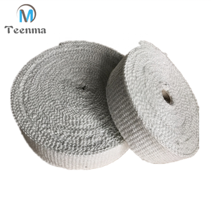 1200 C guarnizione in fibra ceramica ritardante ad alta temperatura nastro adesivo tessuto avvolgente - Product Image 1