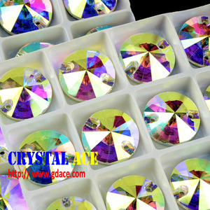 mayorista mejor calidad Cristal <span class=keywords><strong>AB</strong></span> rivoli cosen en strass, Coser cristal <span class=keywords><strong>AB</strong></span> - Product Image 1