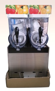 20190529J High Efficiency Automatic Commercial Use 2 Tanks <strong>Slush</strong> <strong>Machine</strong> <strong>for</strong> <strong>Sale</strong> Fast Frozen <strong>Machine</strong> - Product Image 2