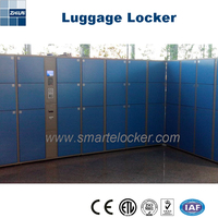 Casier électronique intelligent en métal avec code-barres pour le stockage des bagages, idéal pour les écoles, les étudiants, les gymnases, les blanchisseries et les plages