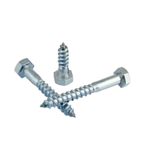 M4 M5 M6 M7 M8 M10 M12 M16 M20mm Self Tapping Wood Screw with Hex Head Stainless Steel A2 A4 SUS304 SUS316 Antirust Fasteners