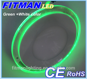 Ulter légerfonction 6w white+green double panneau de couleur conduit lampe de plafond industriel léger - Product Image 1