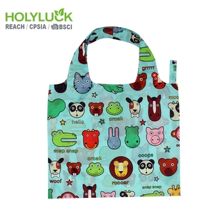 Custom comestibles Flamingo poliéster nylon plegable bolsa de compras <span class=keywords><strong>shopper</strong></span> - Product Image 4