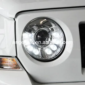 Đối Với Xe Jeep Patriot 2011 Đến 2014 Năm Đèn Pha LED Đèn Pha Chrome