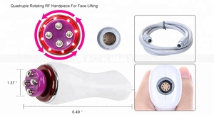 얼굴 들기 기계 쉬운 가동을 바짝 죄는 아주 새로운 360 도 머리 자전 RF 고주파 제일 Rf 피부 - Product Image 4