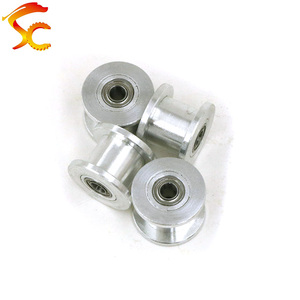 1368 # 3D máy in nhôm làm biếng ròng rọc <span class=keywords><strong>GT2</strong></span> 20 răng không có răng bên trong lỗ khoan <span class=keywords><strong>3mm</strong></span> với chiều rộng vành đai mang 6mm thời gian ròng rọc - Product Image 4