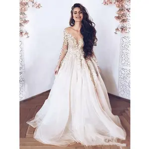 Elegant Bohemian Moroccan Beauty Plus Size Angel Wedding Bridal Dress