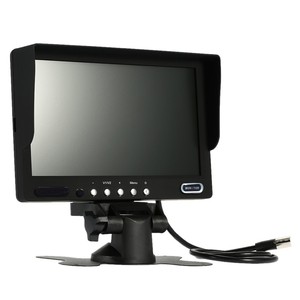 Caméra de sauvegarde inversée pour voitures, avec écran 7 pouces, 24v, 1000TV, Kit avec système de contrôle, pour chariot élévateur, remorque, 9/7 pouces - Product Image 3