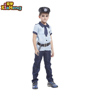 <span class=keywords><strong>2018</strong></span> fiesta de halloween uniforme de policía traje para niños - Product Image 1