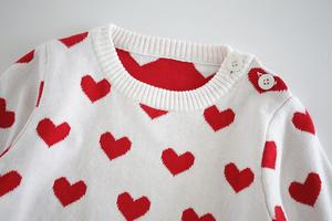 Maglioncino per bambini felpa bianca per bambine maglione Casual a girocollo in <span class=keywords><strong>cotone</strong></span> lavorato a maglia maglione Pullover per bambini maglioni - Product Image 6
