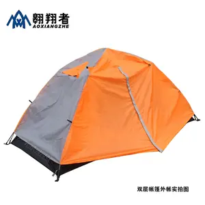 Tenda turis berkemah otomatis, ultra ringan luar ruangan mendaki portabel tahan air 30 detik 1 orang laki-laki