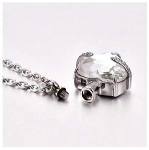 Gioielli cremazione Ceneri Ricordo 'Amore' Pendente di Cristallo Urna Collana per Le Ceneri Inciso Pendente Del Cuore <span class=keywords><strong>Keepsake</strong></span> - Product Image 3