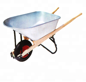 Carretilla de Construcción con Mango de Madera, Fabricada en China, Modelo WH7600, con Rueda Neumática para Uso en Jardinería - Product Image 2