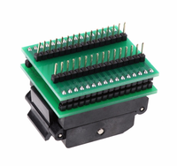 Adaptador de programador TQFP32 QFP32 a DIP32 IC, toma de prueba de Chip SA663, circuitos integrados de asiento ardiente