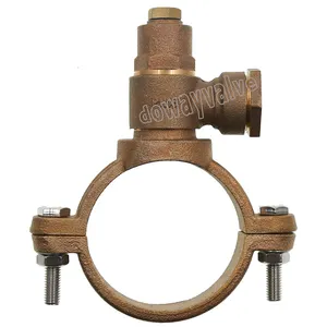 Gunmetal BS1400 LG2 Ferrule Cock Valve with Saddle DW404