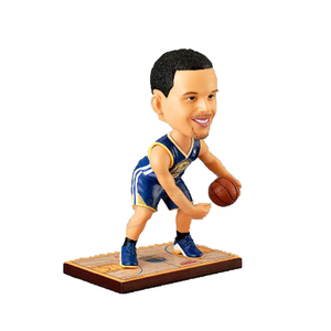 Hành Động Tùy Chỉnh Hình Handmade Bảng Điều Khiển Cầu Thủ Bóng Rổ Stephen Curry Bobble Head Đồ Chơi - Product Image 2
