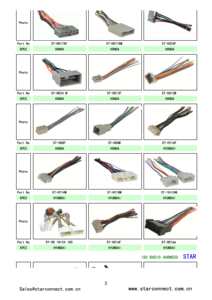 راديو ستيريو بالسيارة الأسلاك تسخير محول الأسلاك تسخير لسوني 16 دبوس موصل بالإذاعة إلى ISO 10487 موصل في السيارة - Product Image 6