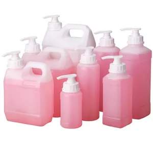 250Ml Tot 10L Decoratieve Plastic Lege Rechthoek Container Bpa Gratis Navulbare Plastic Baby Shampoo Hdpe Fles