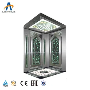 Modern Design 1600kg Hotel Elevator 4-Floors AC Drive New and Certified by CE for Passenger Lift